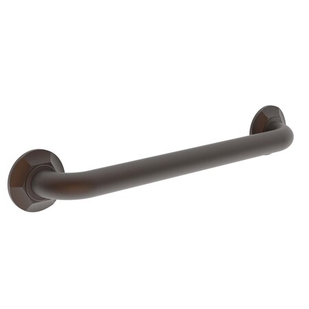 Newport Brass 19" L, Two Post, Solid Brass, 16" Grab Bar in English Bronze, English Bronze 1200-3916/07